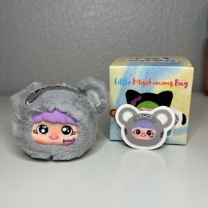Little Mischievous Bag Yaya Pendant Blind Box - Confirmed Grey Raccoon